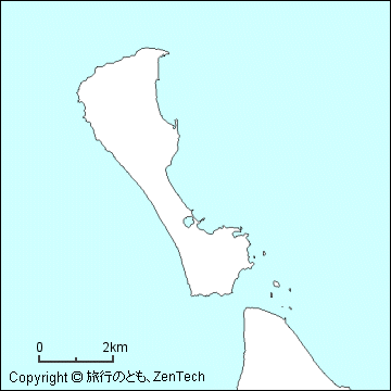 ボラカイ島白地図