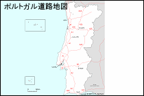 ポルトガル道路地図