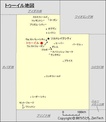トゥーイル地図
