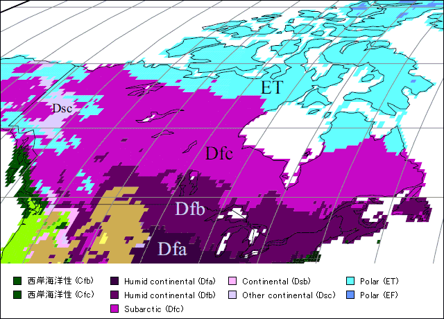 Canada Climate Map