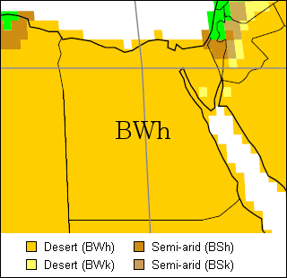 Egypt Climate Map