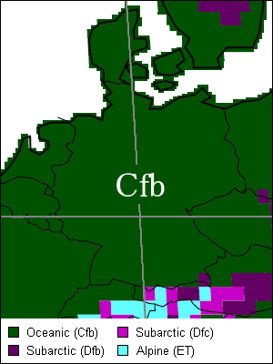 Germany Climate Map