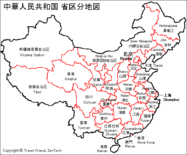 Map of China