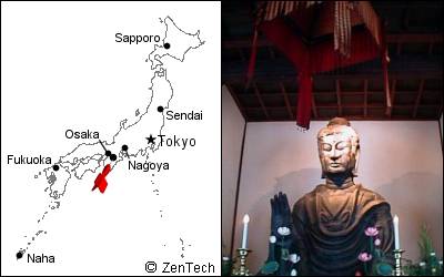 Nara map and Asuka daibutsu photograph