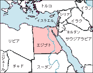 エジプト白地図