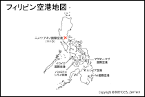 フィリピン空港地図