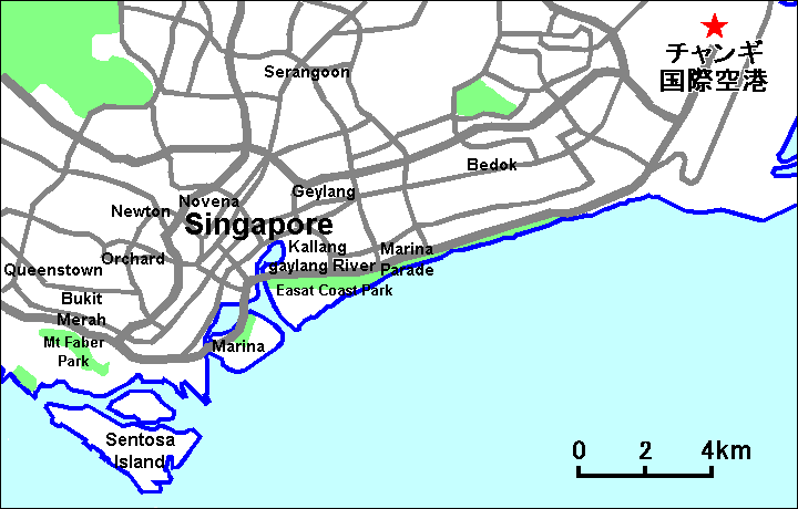 シンガポール空港地図