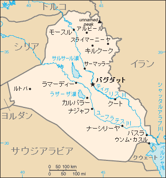 イラク地図