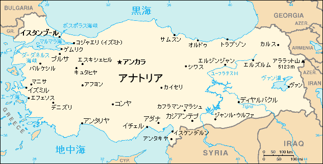 トルコ地図