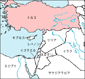 トルコ白地図