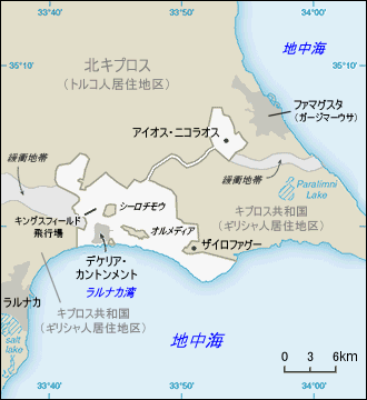 イギリス領デケリア地図