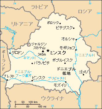 ベラルーシ地図