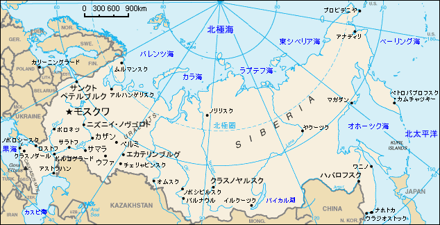 ロシア地図