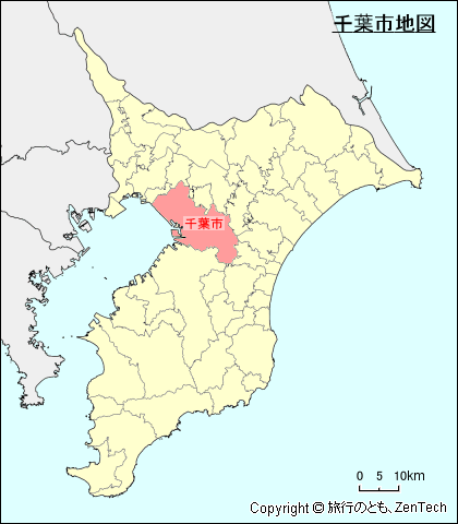 千葉県千葉市地図