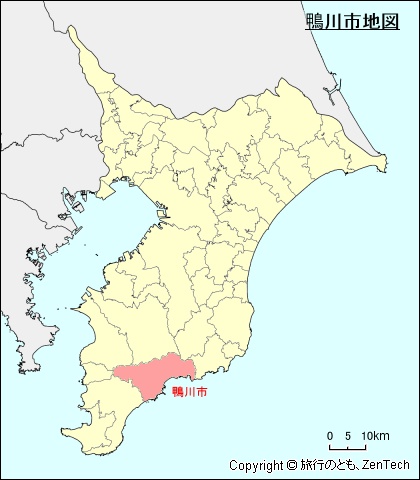 千葉県鴨川市地図