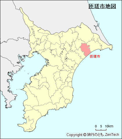 千葉県匝瑳市地図