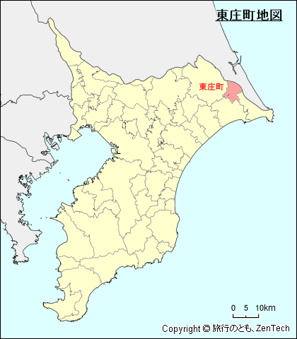 千葉県東庄町地図