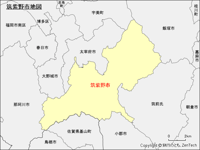 筑紫野市地図