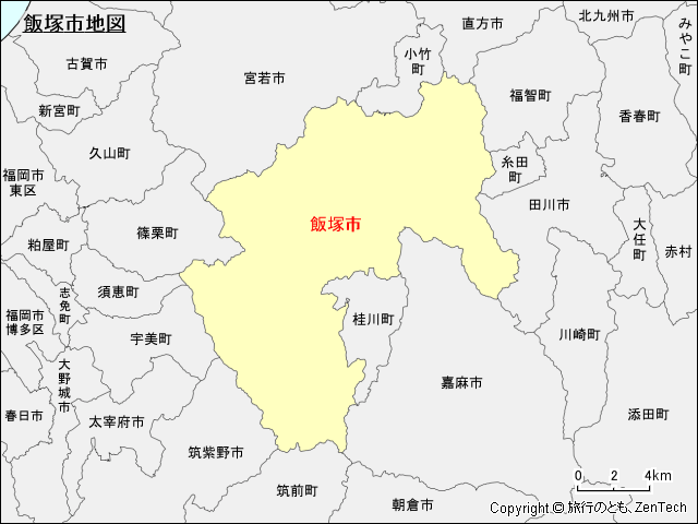 飯塚市地図