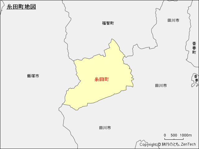 糸田町地図