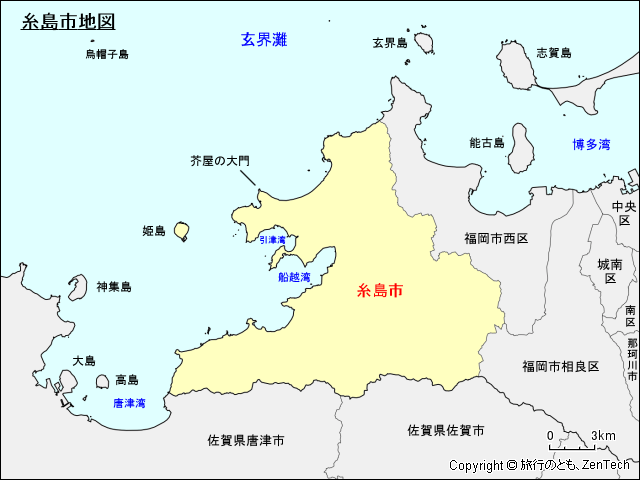 糸島市地図