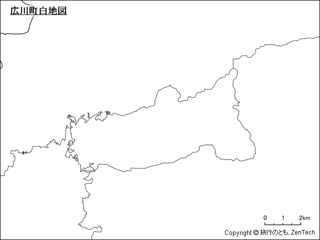広川町白地図