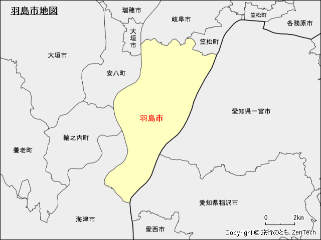 羽島市地図