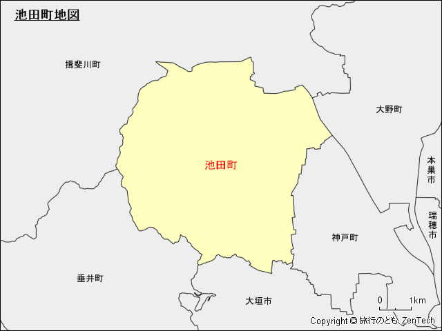 池田町地図