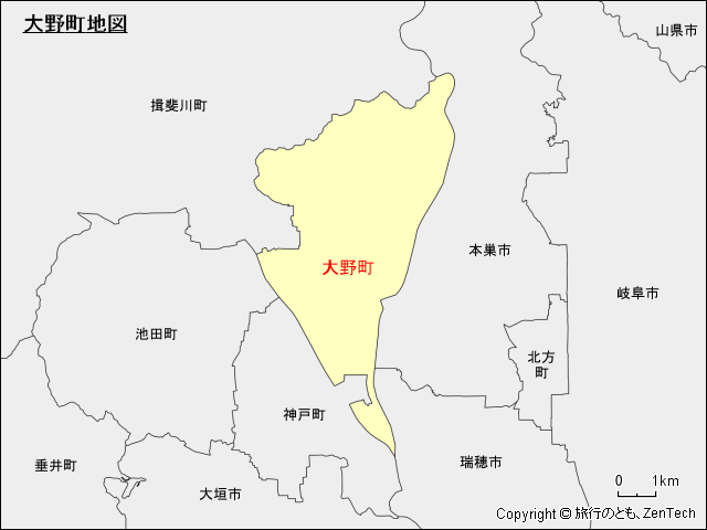 大野町地図