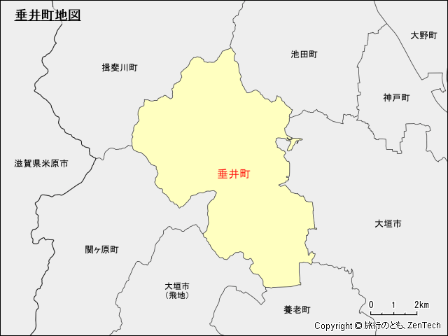 垂井町地図