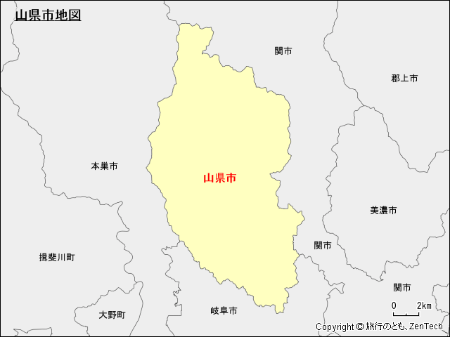 山県市地図