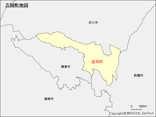 吉岡町地図