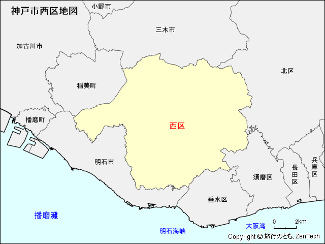 神戸市西区地図