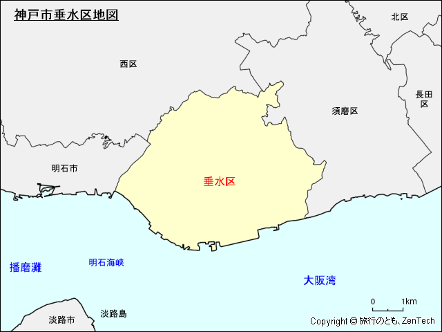 神戸市垂水区地図