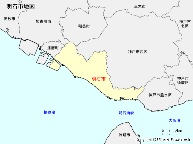 明石市地図