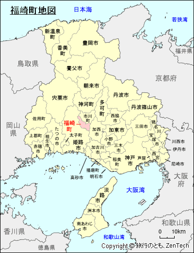 兵庫県福崎町地図