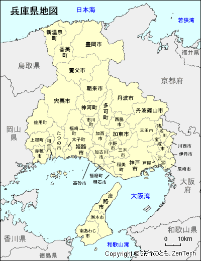 兵庫県地図