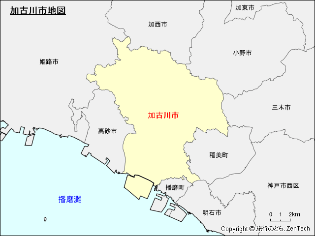 加古川市地図