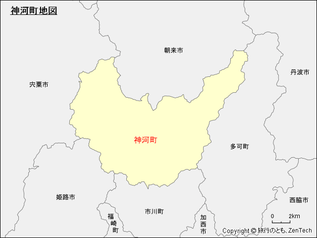 神河町地図