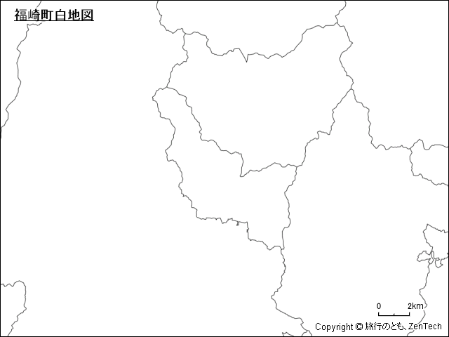福崎町白地図