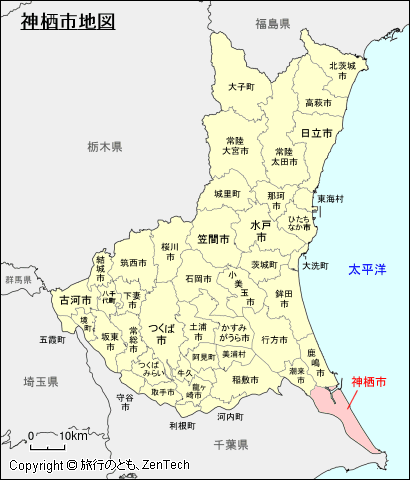 茨城県神栖市地図
