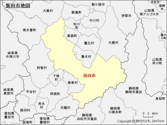 飯田市地図