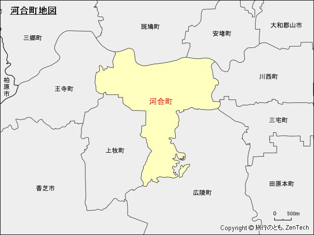 河合町地図