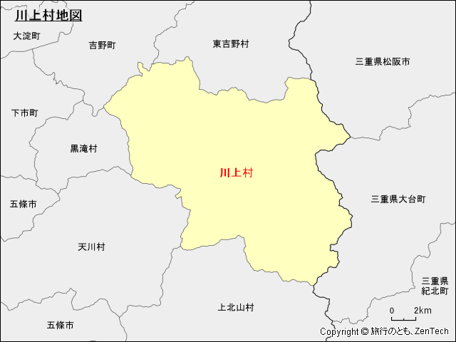 川上村地図