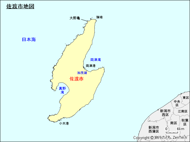 佐渡市地図