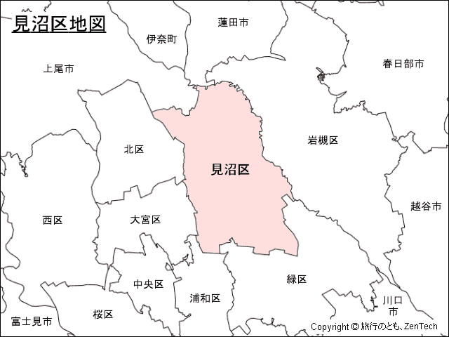 見沼区地図