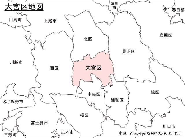 大宮区地図