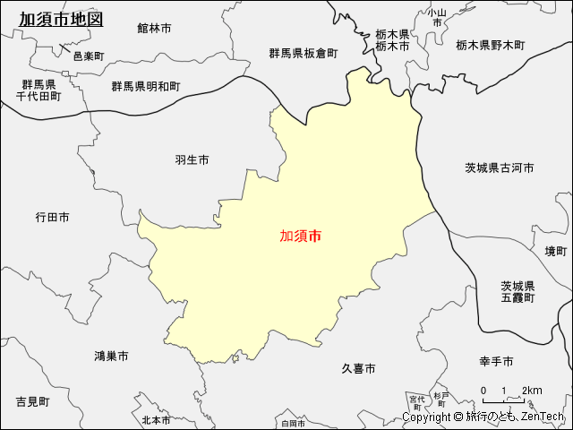 加須市地図