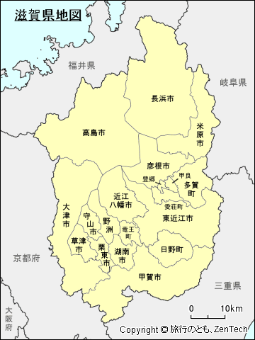 滋賀県地図