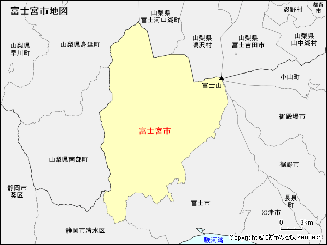 富士宮市地図